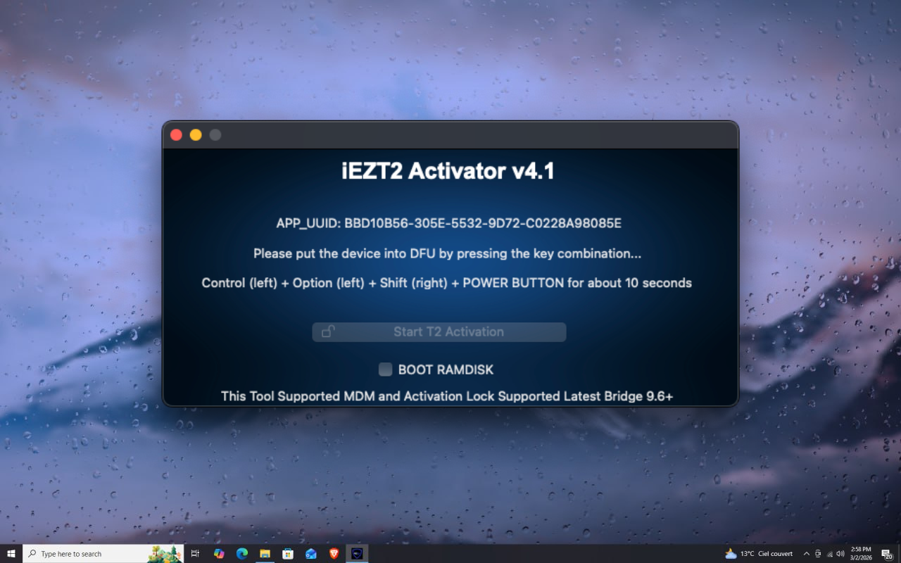 iEZActivatorT2MDM Remove Permanently v4.1