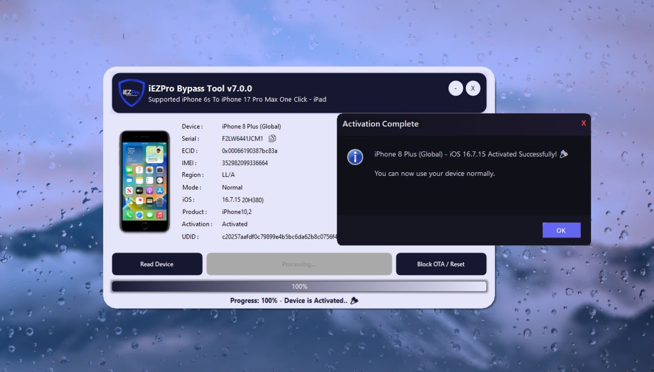 iEZPro A12+ (iPhone 6s To 17 Pro Max) Windows Tool