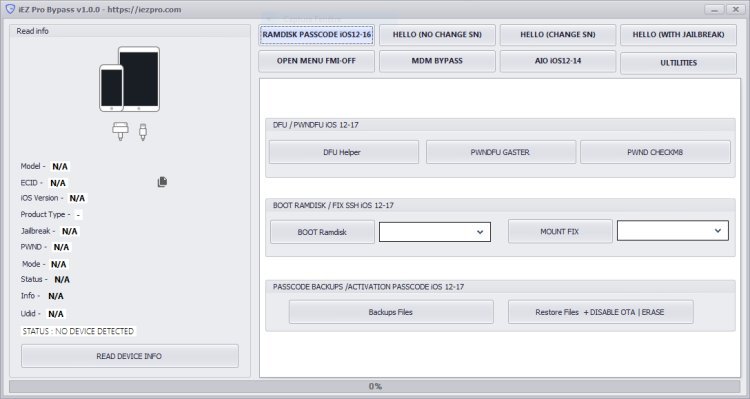 iEZPro Bypass Tool