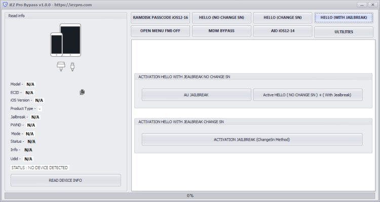 iEZPro Bypass Tool