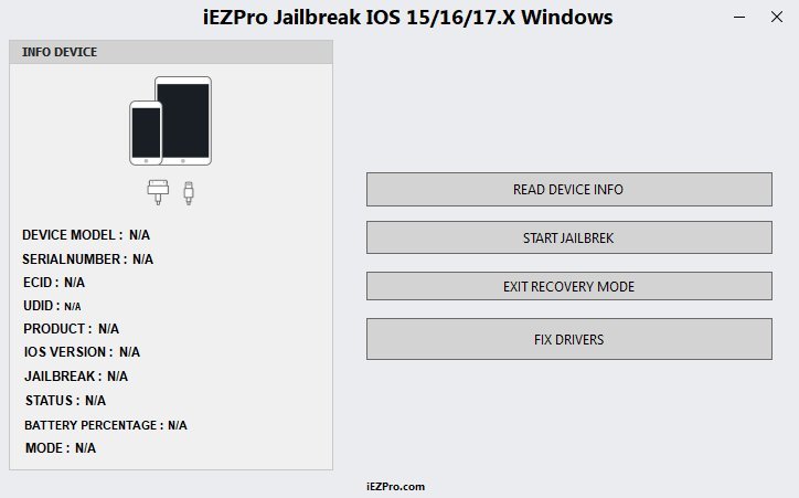 iEZPro Jailbreak Windows