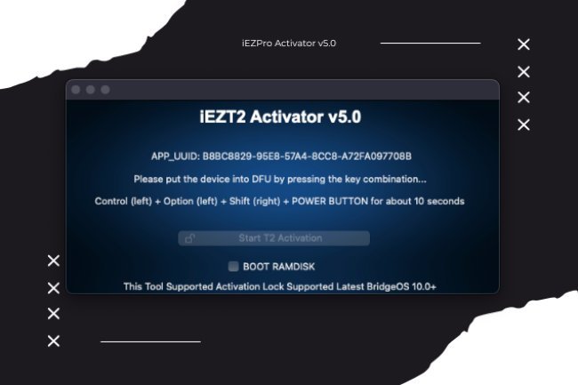 iEZT2Activator T2 V5.1 MAC TOOL NEW BRIDGEOS 10.0+