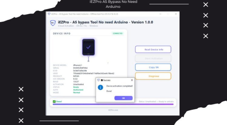 iEZPro A5 Bypass No Need Arduino [Win Tool] Free Tool
