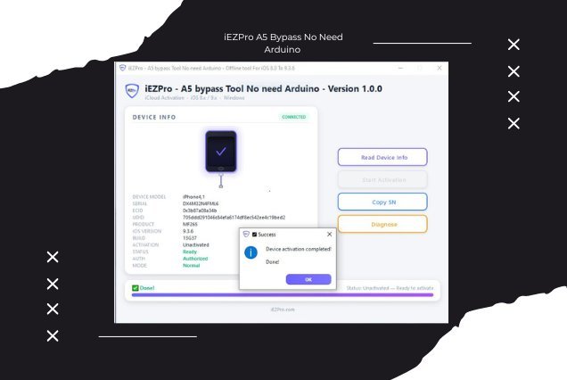iEZPro A5 Bypass No Need Arduino [Win Tool] Free Tool
